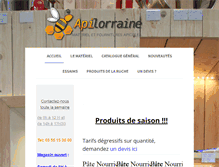 Tablet Screenshot of apiculture-apilorraine.com